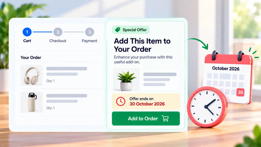 Countdown timers on Shopify checkout offers