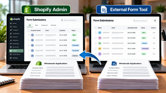 Jotform alternative for Shopify stores that want submissions in the admin