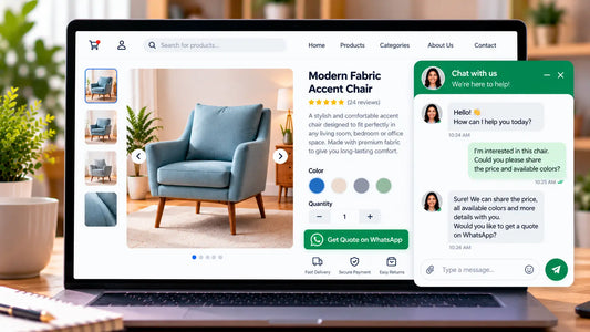 RTL layout for a Shopify WhatsApp button
