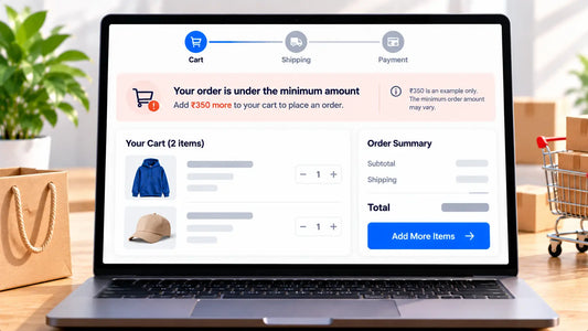Set a minimum order amount on Shopify